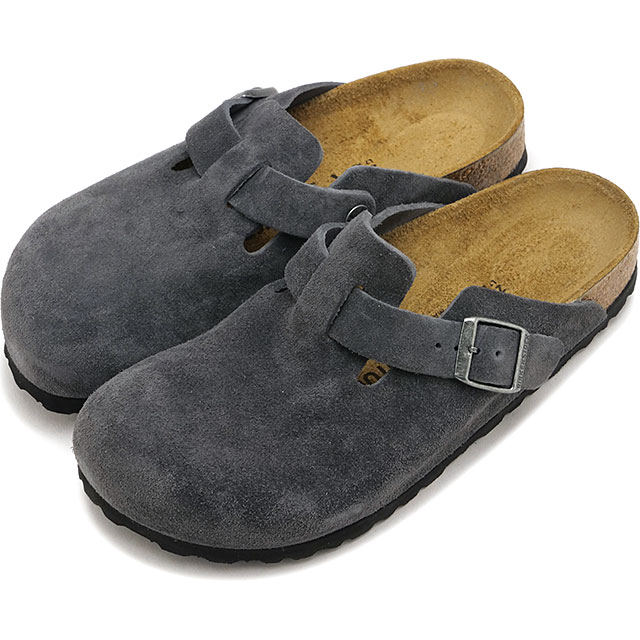 ビルケンシュトック BIRKENSTOCK サンダル ボストン [1031676/1031678 SS26] BOSTON メンズ・レディース ユニセックス 靴 ドイツ製 コンフォートサンダル グレー CHARCOAL | SUEDE-LEATHER 正規取扱店【coupon】