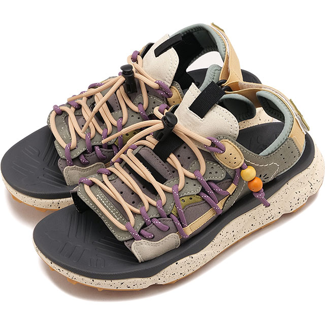 フラワーマウンテン Flower MOUNTAIN サンダル レディース プマプンク [FM97017 SS26] PUMA PUNKU 靴 スポーツサンダル グレー系 Gray/Iron 正規取扱店