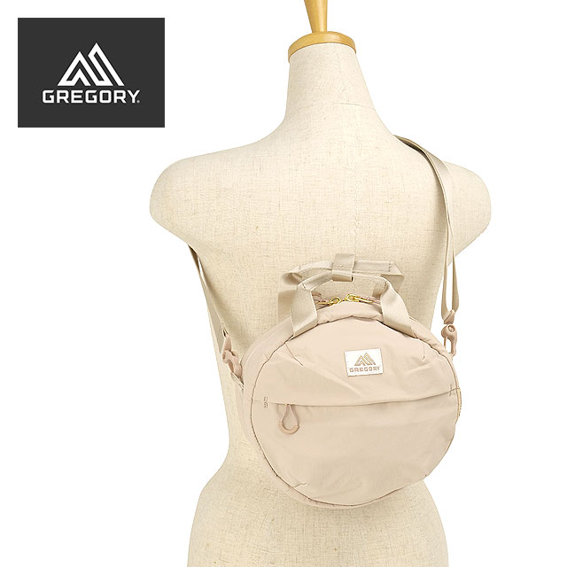グレゴリー GREGORY スージー ラウンドクロスボディ [153980A775 SS26] 4L SUSZY ROUND CROSS BODY メンズ・レディース ユニセックス 鞄 ハンドバッグ ショルダーバッグ ベージュ系 クリームブリュレ 正規取扱店【coupon】