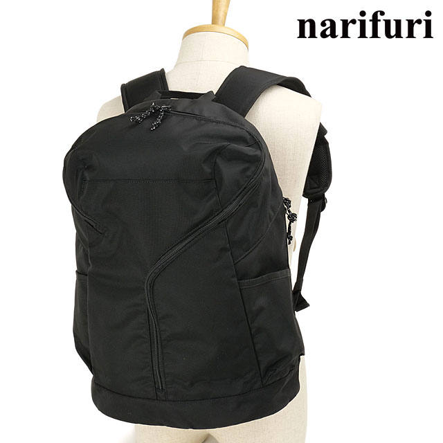 ナリフリ narifuri 20〜25L ハテナリュック [NF8035-001 FW26] メンズ・レディース ユニセックス 鞄 デイパック バックパック 黒 BLACK 正規取扱店