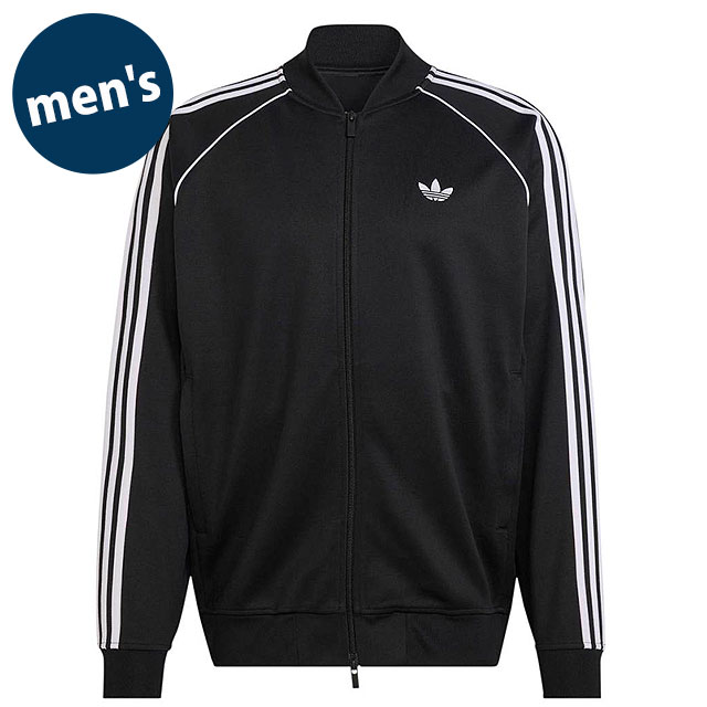 アディダス オリジナルス adidas Originals メンズ スーパースター アディカラー クラシックス ルーズ トラックトップ [W7652/KE0806 SS26] SST ADICOLOR CLASSICS LOOSE TRACKTOP トップス トラックジャケット ジャージ 黒 ブラック/ホワイト 正規取扱店【coupon】