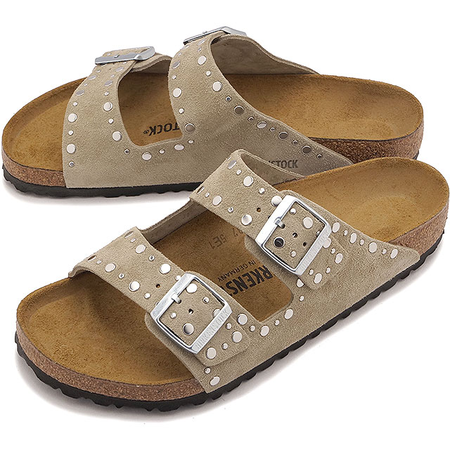 ビルケンシュトック BIRKENSTOCK サンダル メンズ アリゾナ リベット [1029361 SS26] ARIZONA RIVET 靴 ドイツ製 コンフォートサンダル ベージュ TAUPE | SUEDE-LEATHER 正規取扱店【coupon】