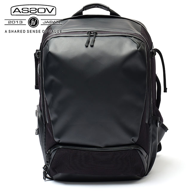 アッソブ AS2OV ブレジャーバックパックM [152551-10 SS26] 25-30L BLEISURE BACK PACK M メンズ・レディース ユニセックス 鞄 リュック デイパック 通勤 ビジネス 黒 BLACK 正規取扱店_1