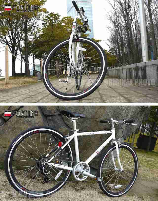 自転車 クロスバイク KYUZO 本体 700C 700x28C シマノ SHIMANO 7段変速付き KZ-FT5007 FORTINAの通販はau  PAY マーケット - 自転車の九蔵