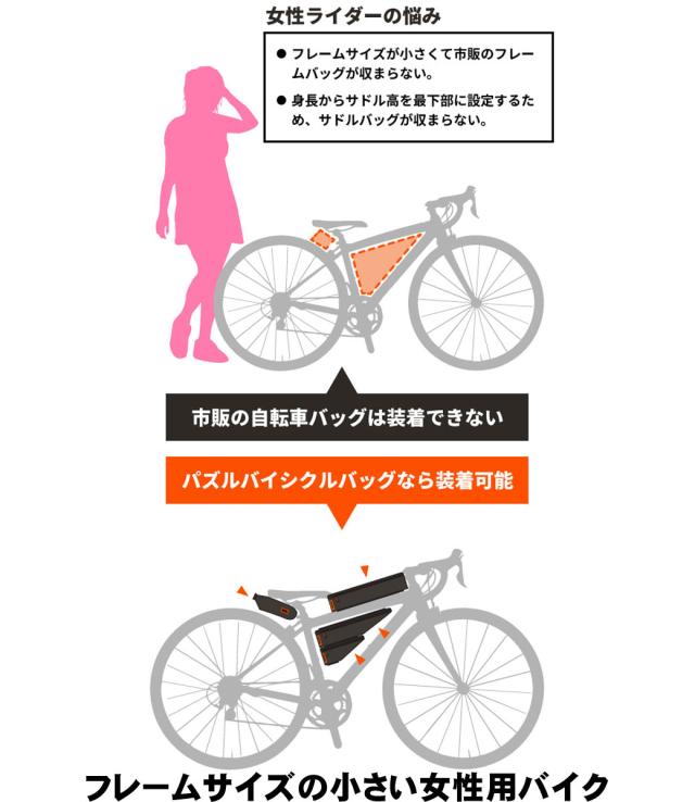 Doppelganger ドッペルギャンガー フレームバッグ自転車 ロードバイク クロスバイク マウンテンバイク 自転車の九蔵の通販はau Pay マーケット 自転車の九蔵