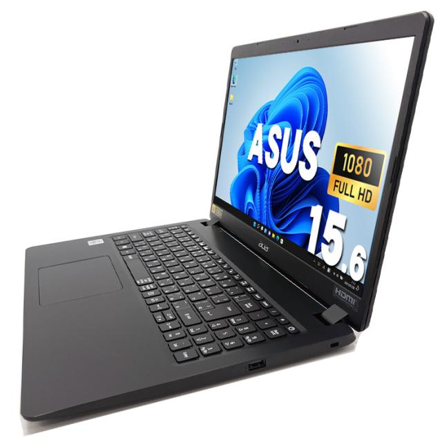 中古パソコン 中古 ノートパソコン Office付き バッテリー良好 キーボード綺麗 コスパ◎ 第10世代 Windows11 Pro ASUS EX215-51-H38U Core i3 8GB 15.6インチ 中古 パソコン ノートパソコン