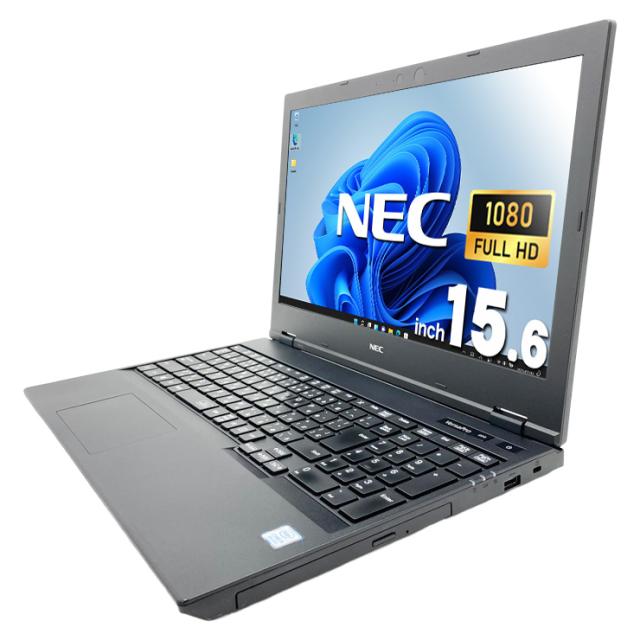 中古パソコン 中古 ノートパソコン Office付き バッテリー良好 テンキー 大容量 事務 資料 レポート作成 Windows11 Pro NEC VersaPro VKM16X-5 Core i5 8GB 15.6インチ 中古 パソコン ノートパソコン