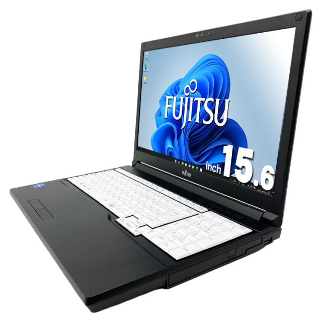 中古パソコン 中古 ノートパソコン Office付き バッテリー搭載 第11世代 国産メーカー 多機能 新しめ 安心サポート Windows11 Pro 富士通 LIFEBOOK A5511/HX Core i5 16GB 15.6インチ 中古 パソコン ノートパソコン_3