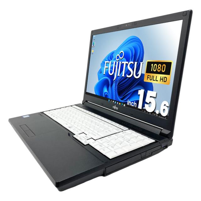 中古パソコン 中古 ノートパソコン Office付き バッテリー良好 Win11正式対応 新品SSD 512GB 大容量 第8世代 テンキー Webカメラ フルHD Windows11 Pro 富士通 LIFEBOOK A748/T Core i7 16GB 15.6インチ 中古 パソコン ノートパソコン_3