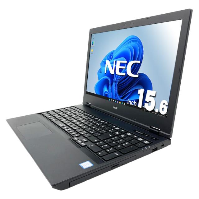 中古パソコン 中古 ノートパソコン Office付き バッテリー良好 テンキー 資料作成 事務作業 自宅用 Windows11 Pro NEC VersaPro VKT16X-5 Core i5 8GB 15.6インチ 中古 パソコン ノートパソコン