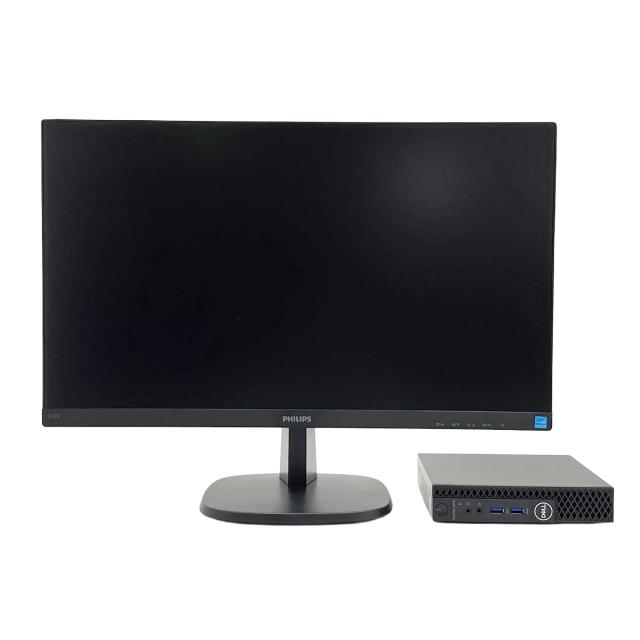 最新マイクロソフトオフィス2024付き microsoft office 中古パソコン 中古 デスクトップパソコン 正規 液晶セット 無線利用可能 Win11正式対応 24型 第9世代 256GB Windows11 Pro DELL OptiPlex 3070 Micro Core i5 16GB 24インチ 中古 パソコン デスクトップパソコン_4