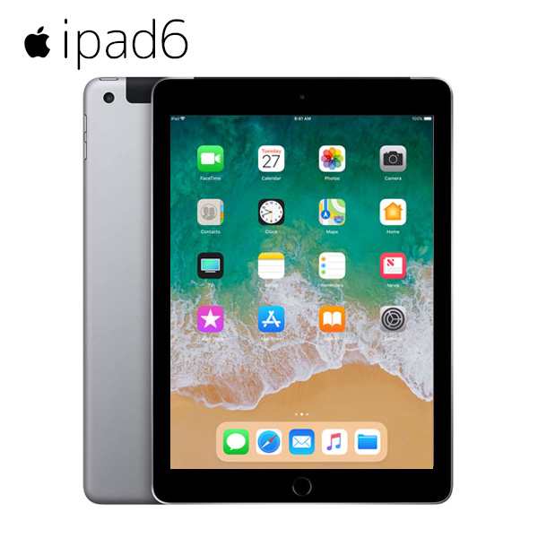 今だけOFF! Apple iPad 6 (第6世代) A1954 スペースグレー Wi-Fi+Cellular モデル SIMフリー 128GB 9.7インチ