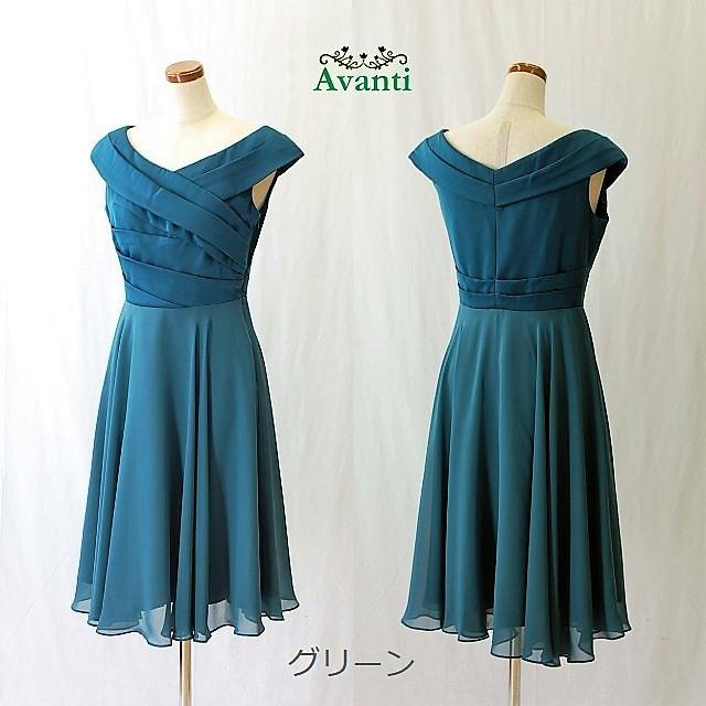 パーティードレス531 ワンピース 結婚式 パーティー ドレス デコルテ M F 緑 黒 紺 演奏会 二次会 お呼ばれ 即日発送 訳ありの通販はau Pay マーケット ドレス大好き アバンティ