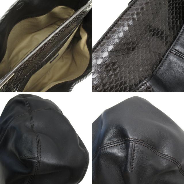 ブラックマジャン ◇美品◇ カルティエ マルチェロバック ハンドバッグ レザー