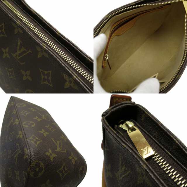 LOUIS VUITTON ルイ ヴィトン ルーピングMM M51146 ショルダーバッグ ブラウン 14057 レディース【中古】 h28671a