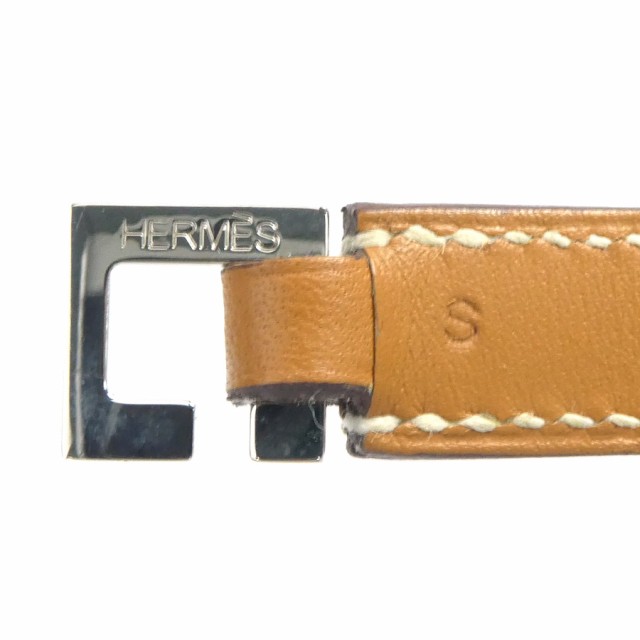 HERMES エルメス メドール ブレスレット ブラウン/シルバー 14057 ユニセックス【中古】 e55584a