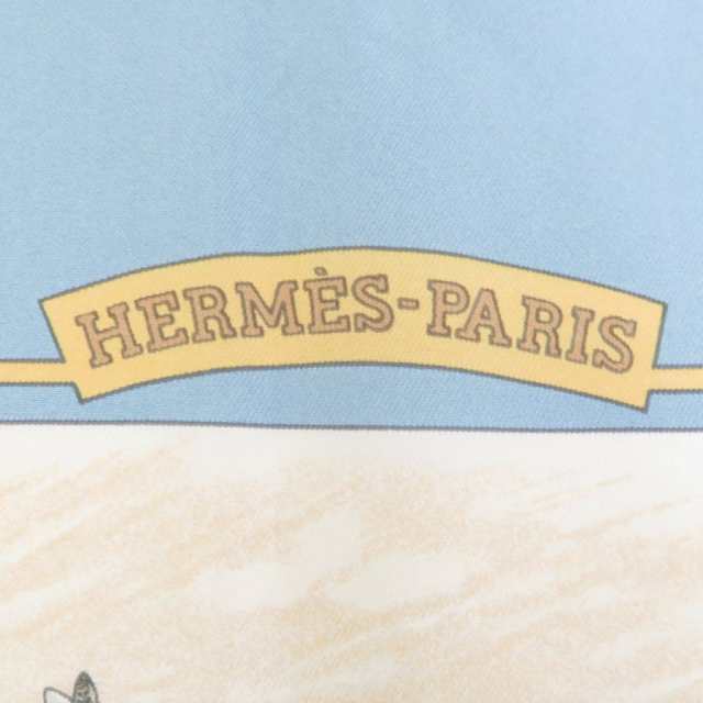 HERMES エルメス Auteuil en Mai オートゥイユの5月 カレ90 スカーフ