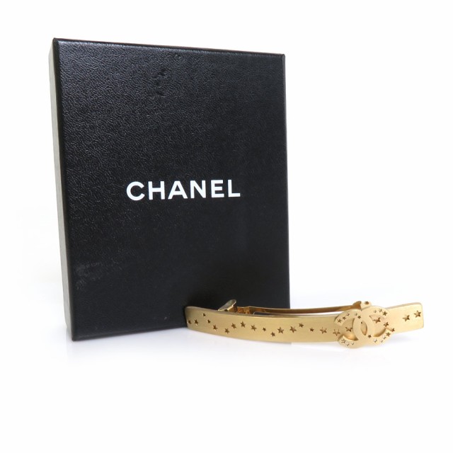 CHANEL シャネル ココマーク スター バレッタ ゴールド 14068 レディース【中古】 e55789f