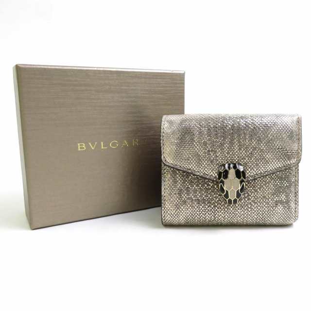 845 BVLGARI ブルガリ セルペンティ 3つ折り 財布