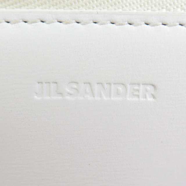 JIL SANDER ジルサンダー コインケース L字ファスナー財布 ホワイト 14056 ユニセックス【中古】 r9585k