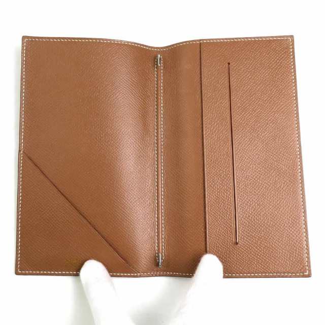 HERMES エルメス 手帳カバー ブラウン 14057【中古】 e55982fの通販は