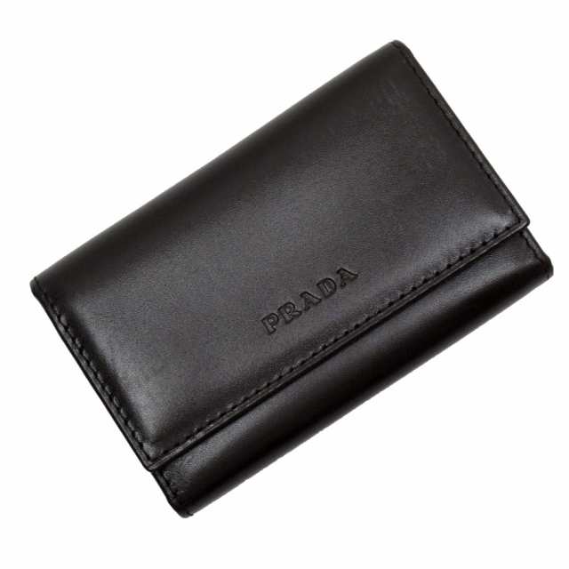 PRADA プラダ キーケース ブラウン 14057【中古】 t18928f