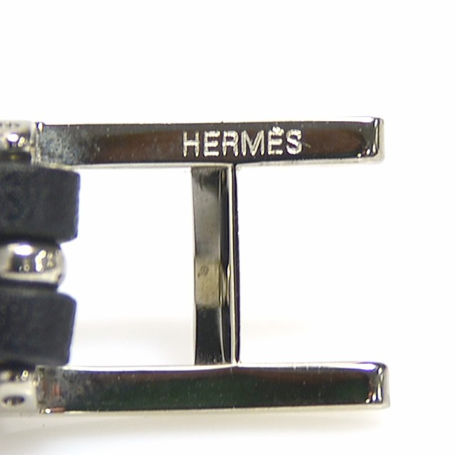 HERMES エルメス アピ ブレスレット ブラック/シルバー 14054 ユニセックス【中古】 e56014g