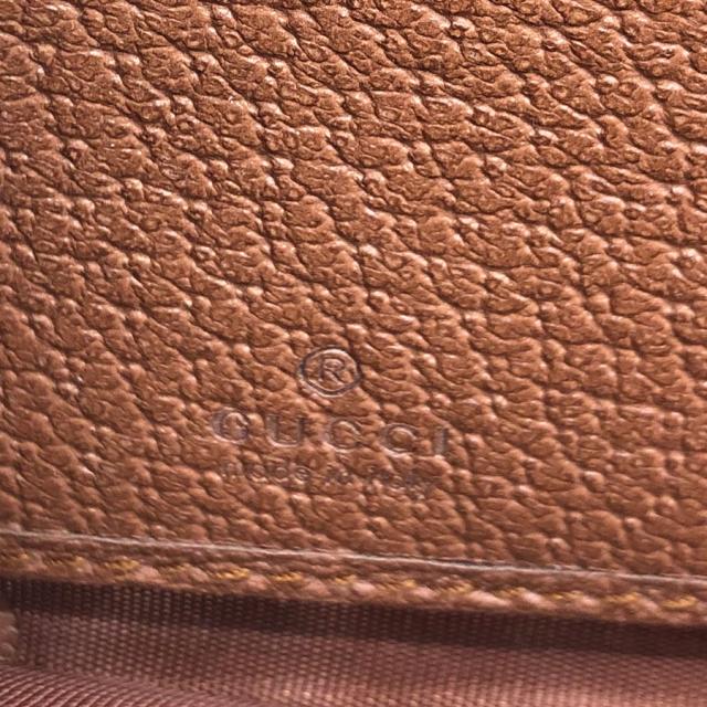 GUCCI グッチ GGキャンバス 547791 ラウンドファスナー長財布 ブラウン 