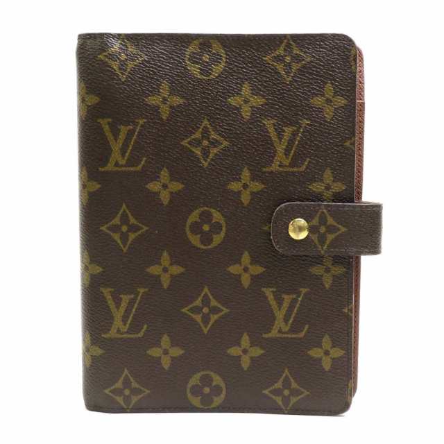 LOUIS VUITTON ルイ・ヴィトン アジェンダMM モノグラム R20004 手帳カバー ブラウン ユニセックス
