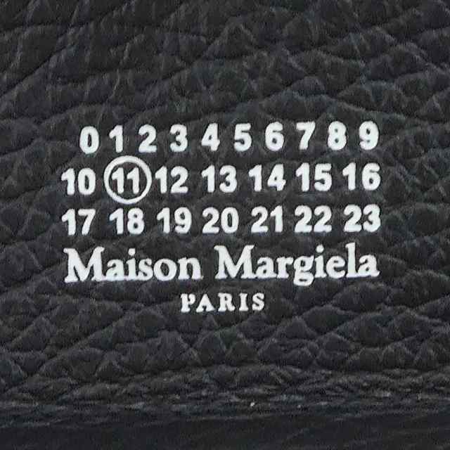 メゾンマルジェラ Maison Margiela コインケース カードケース レザー ブラック ユニセックス 送料無料 h29553k