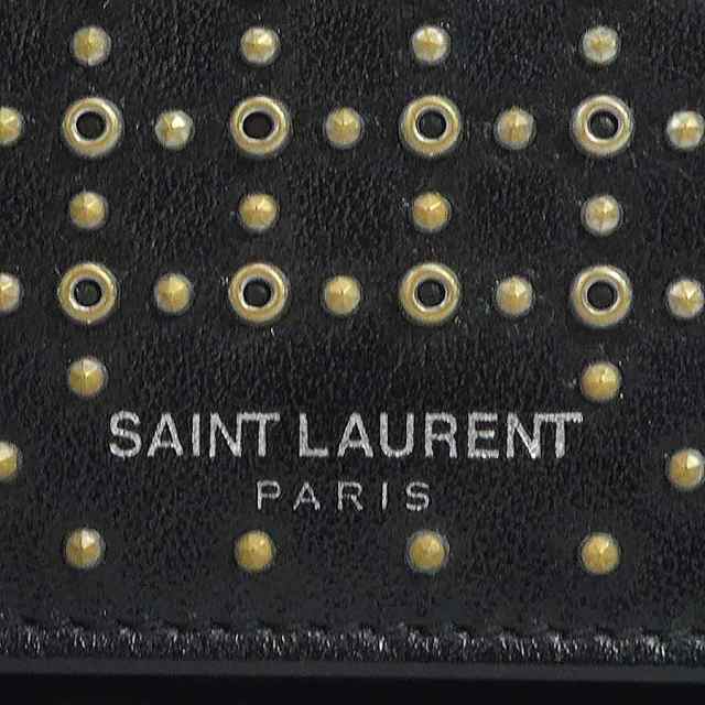 SAINT LAURENT サンローラン 三つ折り財布 ブラック 14054 ユニ