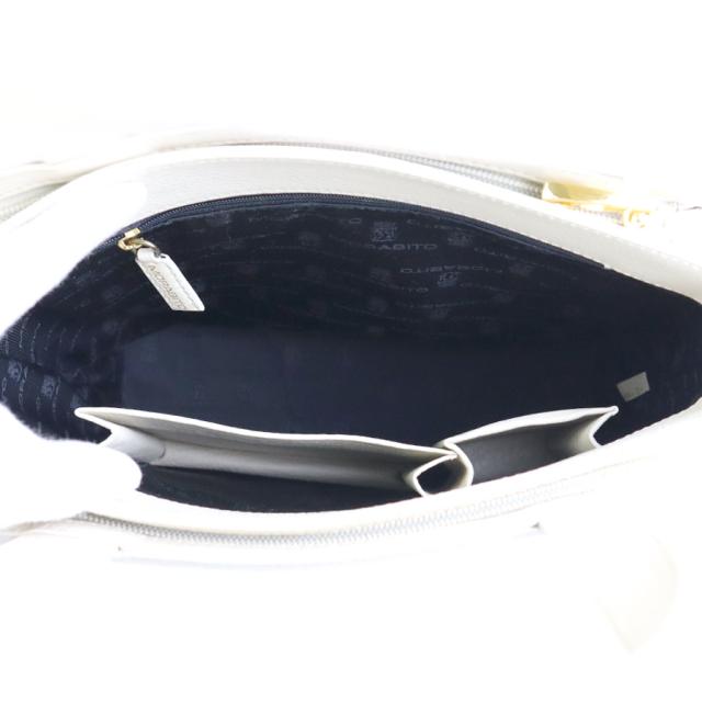 Morabito モラビト ハンドバッグ アイボリー 14056 ユニセックス【中古】 h29595f