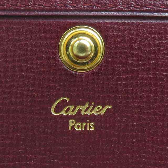 CARTIER カルティエ マストライン 長財布 ボルドー 14070 ユニセックス