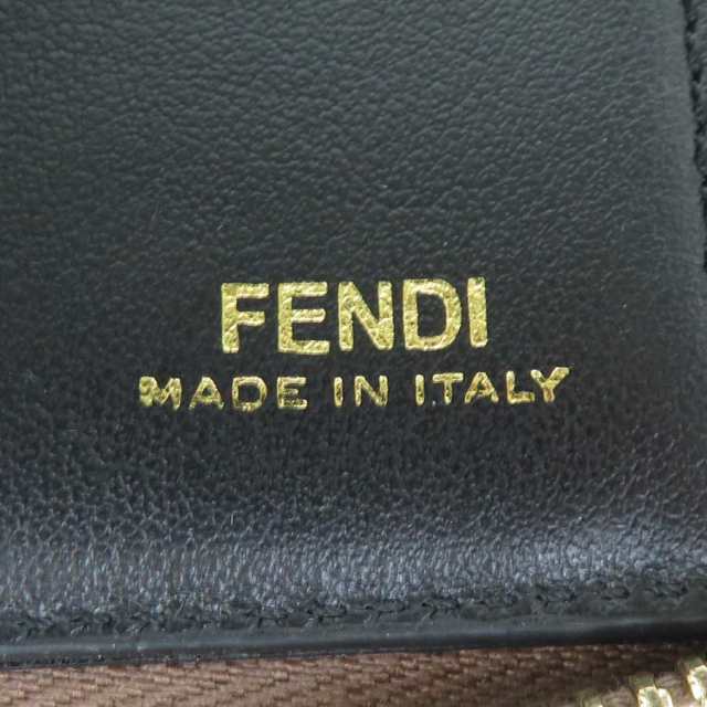 FENDI フェンディ バイザウェイ 8M0401-6GM 二つ折り財布 ブラウン