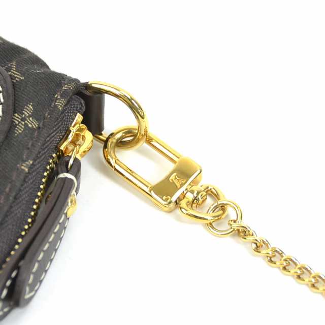 LOUIS VUITTON ルイ ヴィトン ミニ ポシェット アクセソワール モノグラム ミニラン M95668 アクセサリーポーチ エベヌ  14057 ユニセック