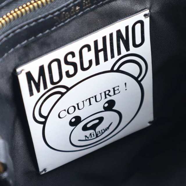 モスキーノ MOSCHINO クラッチバッグ ブラック 14054 レディース【中古