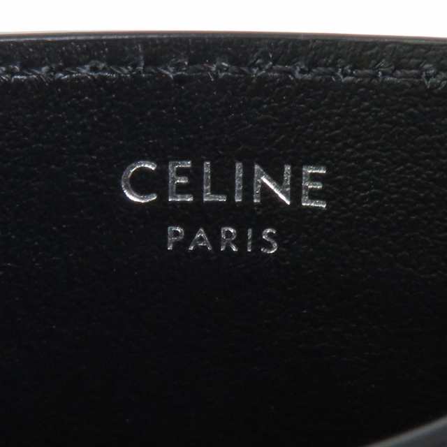 CELINE セリーヌ カードケース パスケース ブラック×ホワイト 14054