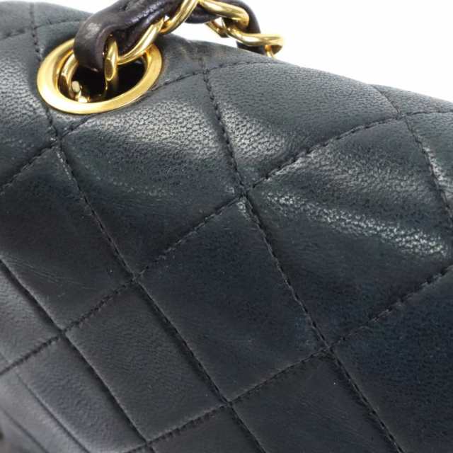 CHANEL シャネル マトラッセ 斜め掛けショルダーバッグ ブラック