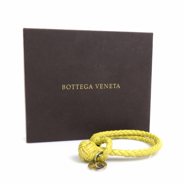 BOTTEGAVENETA ボッテガヴェネタ イントレチャート ブレスレット イエロー/シルバー 14063 ユニセックス【中古】  e56628aの通販はau PAY マーケット - ブランドバリュー | au PAY マーケット－通販サイト