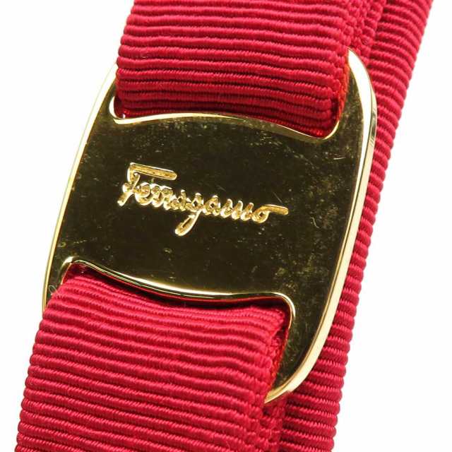 Salvatore Ferragamo サルヴァトーレフェラガモ ヴァラリボン バレッタ ...