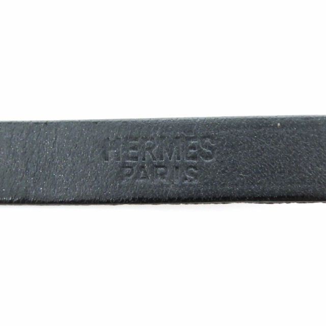 HERMES エルメス アピ ブレスレット ブラック/シルバー 14054 ユニセックス【中古】 e56706i