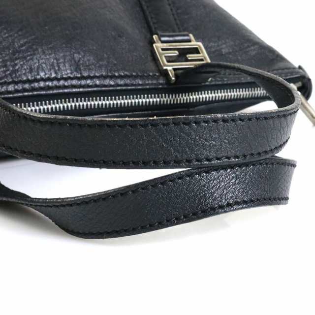 FENDI フェンディ ハンドバッグ トートバッグ ブラック 14054 ユニセックス【中古】 e56803a