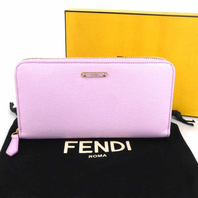 超ポイント祭?期間限定】 【極美品】FENDI フェンディ ピンク ラウンドファスナー 長財布 小物 - bestcheerstone.com