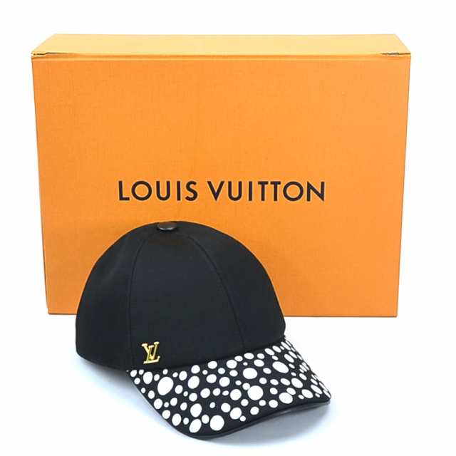 LOUIS VUITTON ルイ ヴィトン キャップ・インフィニティ ドット LV × YK M7069L キャップ ブラック 14054  ユニセックス【中古】 99704f