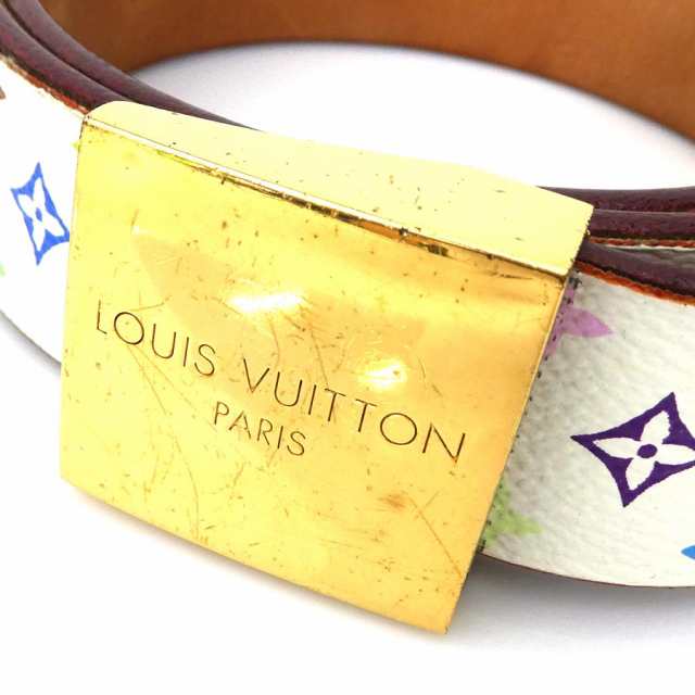 LOUIS VUITTON ルイ ヴィトン サンチュール キャレ モノグラムマルチ