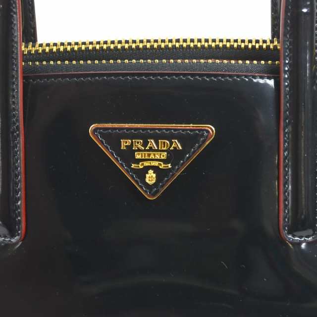 PRADA プラダ BN2565 ハンドバッグ ショルダーバッグ ブラック×レッド