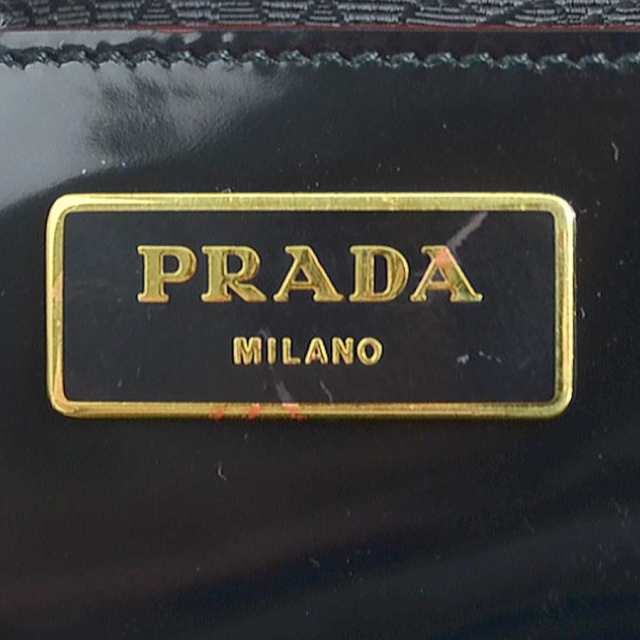 PRADA プラダ BN2565 ハンドバッグ ショルダーバッグ ブラック×レッド