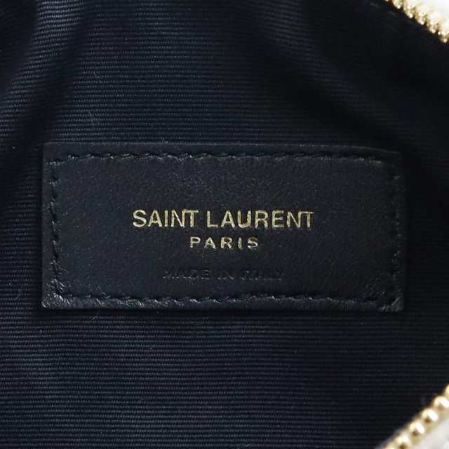 SAINT LAURENT サンローラン サド ミニ チューブバッグ キルティング 699703 ショルダーバッグ アイボリー 14056  レディース【中古】 997