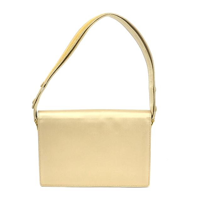 FENDI フェンディ ショルダーバッグ ゴールド/ベージュ 14068 レディース【中古】 e57046aの通販は