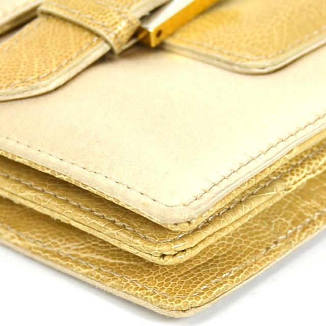 FENDI フェンディ ショルダーバッグ ゴールド/ベージュ 14068 レディース【中古】 e57046aの通販は